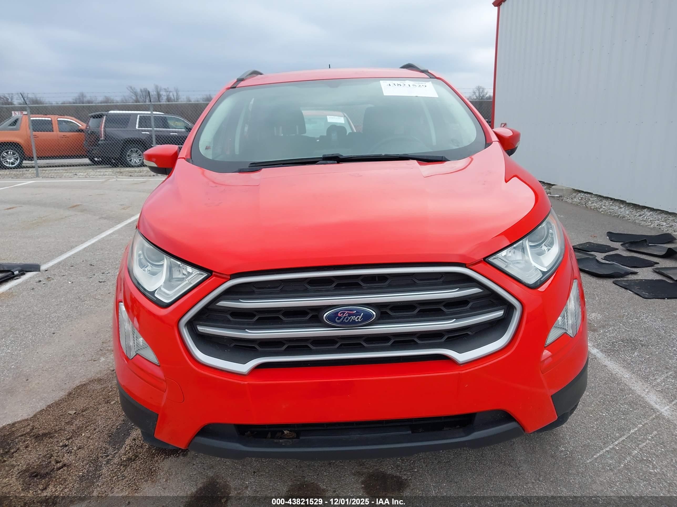 2018 Ford Ecosport Se Red vin: MAJ6P1UL5JC199665
