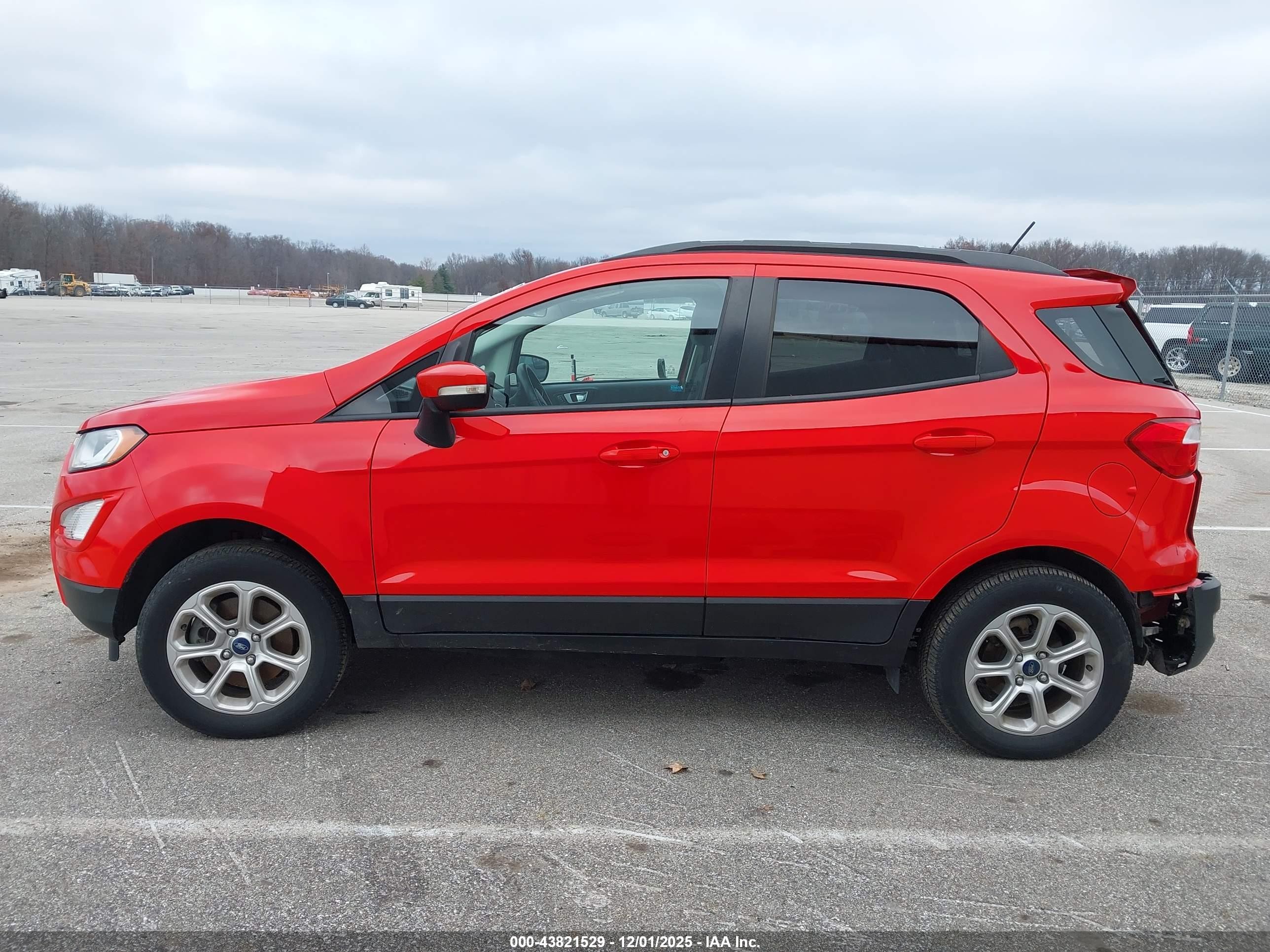 2018 Ford Ecosport Se Red vin: MAJ6P1UL5JC199665