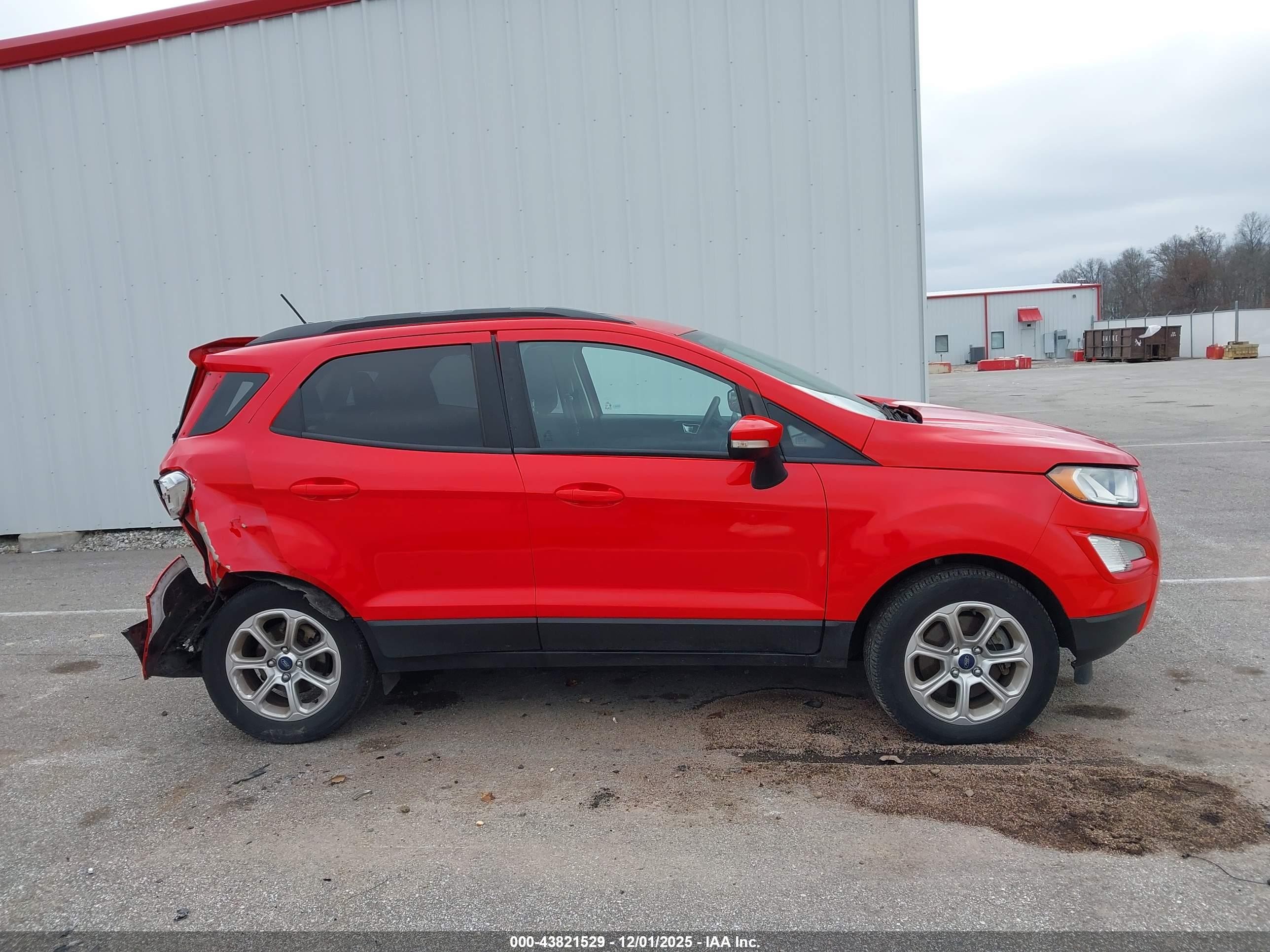 2018 Ford Ecosport Se Red vin: MAJ6P1UL5JC199665