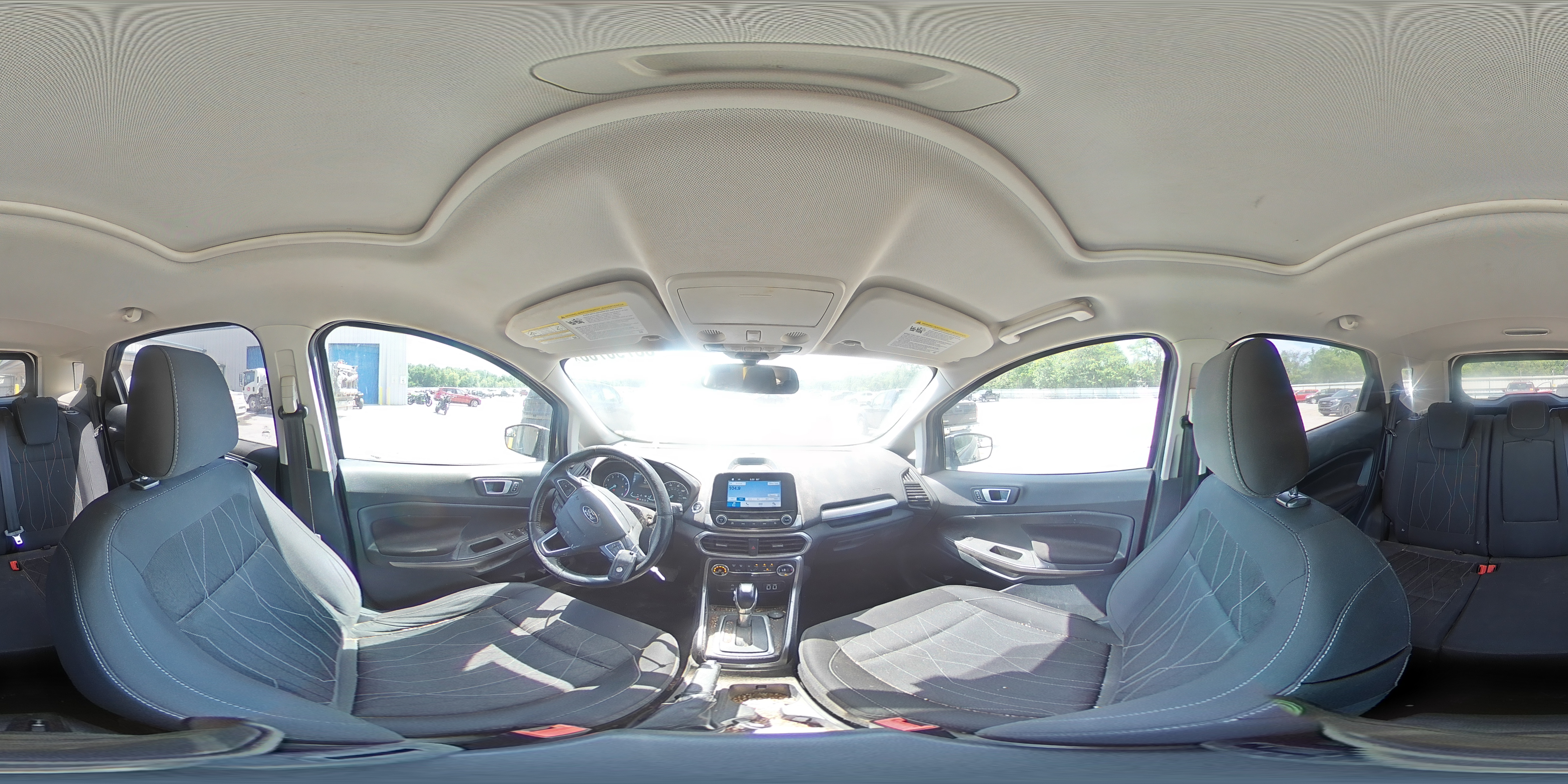 2018 Ford Ecosport Se Gray vin: MAJ6P1UL5JC248329