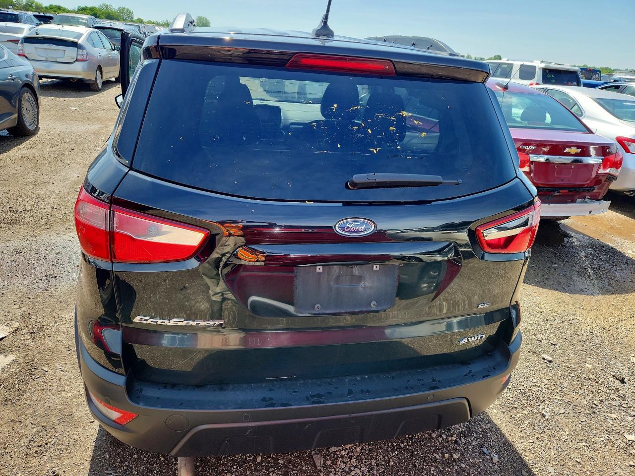 2018 Ford Ecosport Se Black vin: MAJ6P1UL7JC184181
