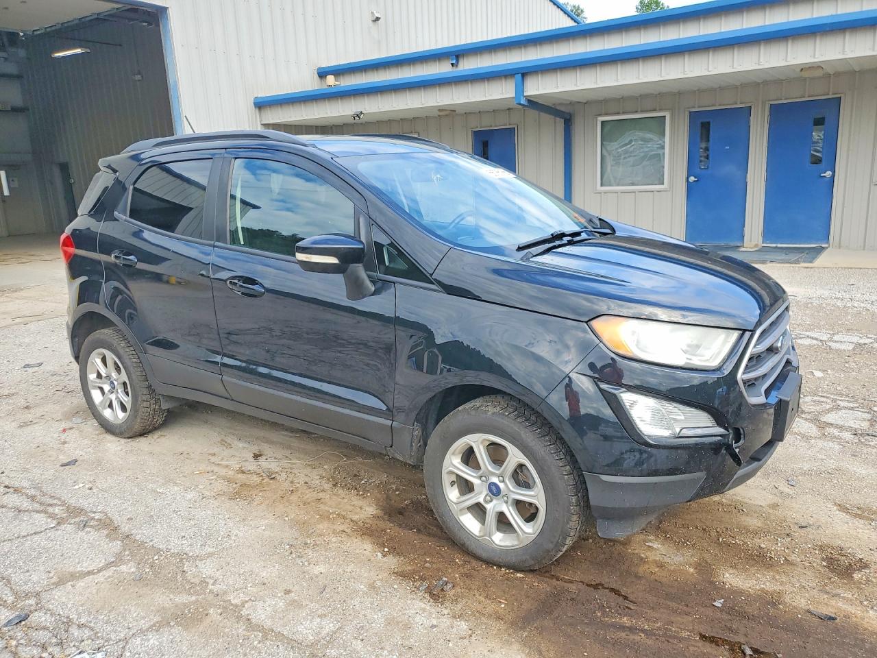 2018 Ford Ecosport Se Black vin: MAJ6P1UL8JC170404