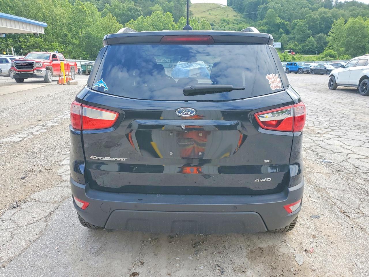 2018 Ford Ecosport Se Black vin: MAJ6P1UL8JC170404