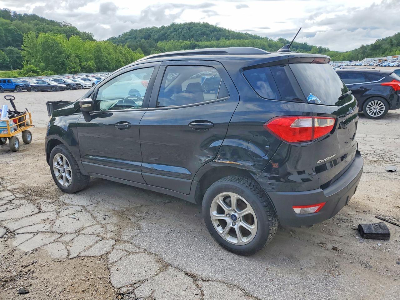 2018 Ford Ecosport Se Black vin: MAJ6P1UL8JC170404