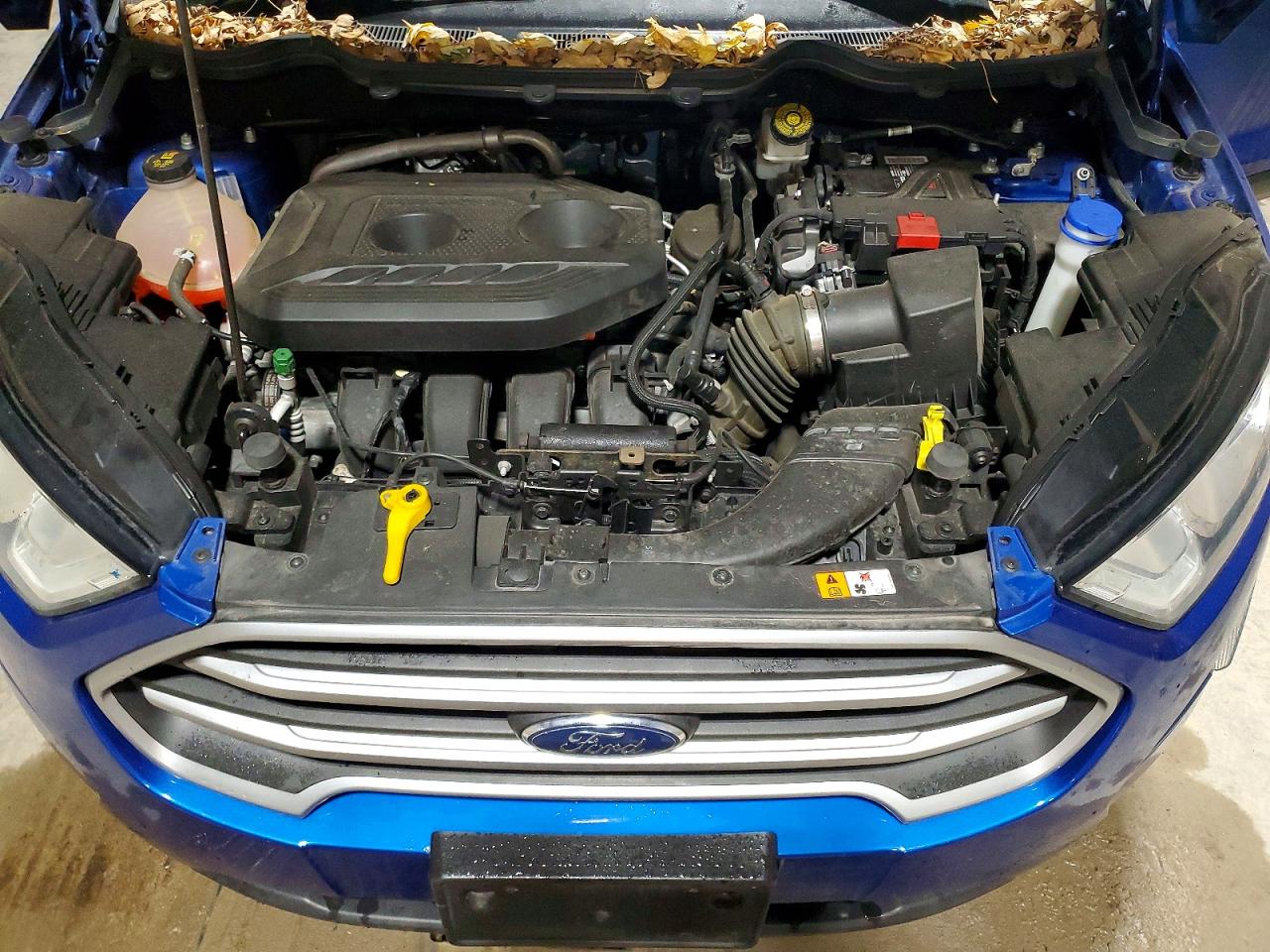 2018 Ford Ecosport Se Blue vin: MAJ6P1UL9JC216449