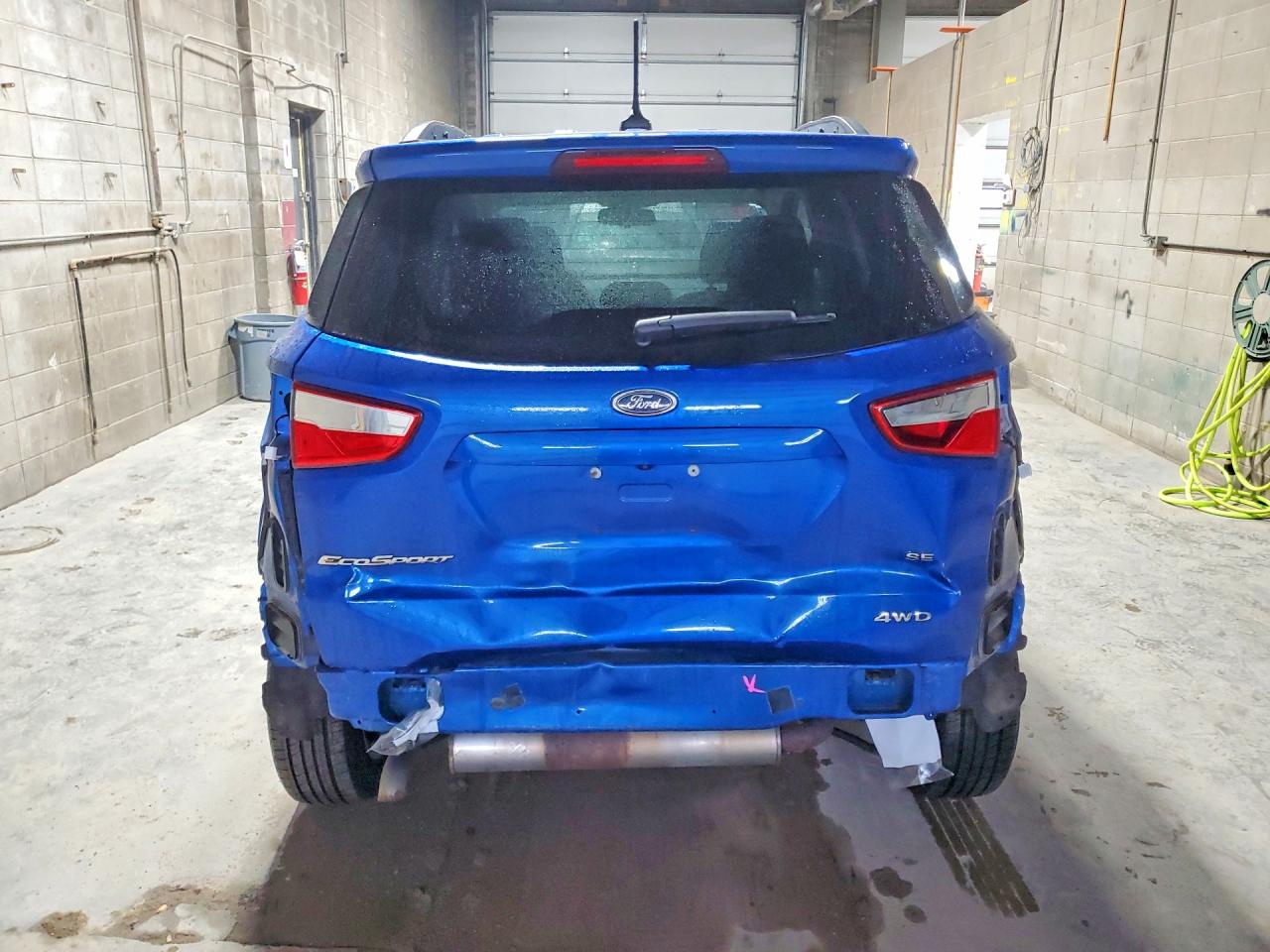 2018 Ford Ecosport Se Blue vin: MAJ6P1UL9JC216449