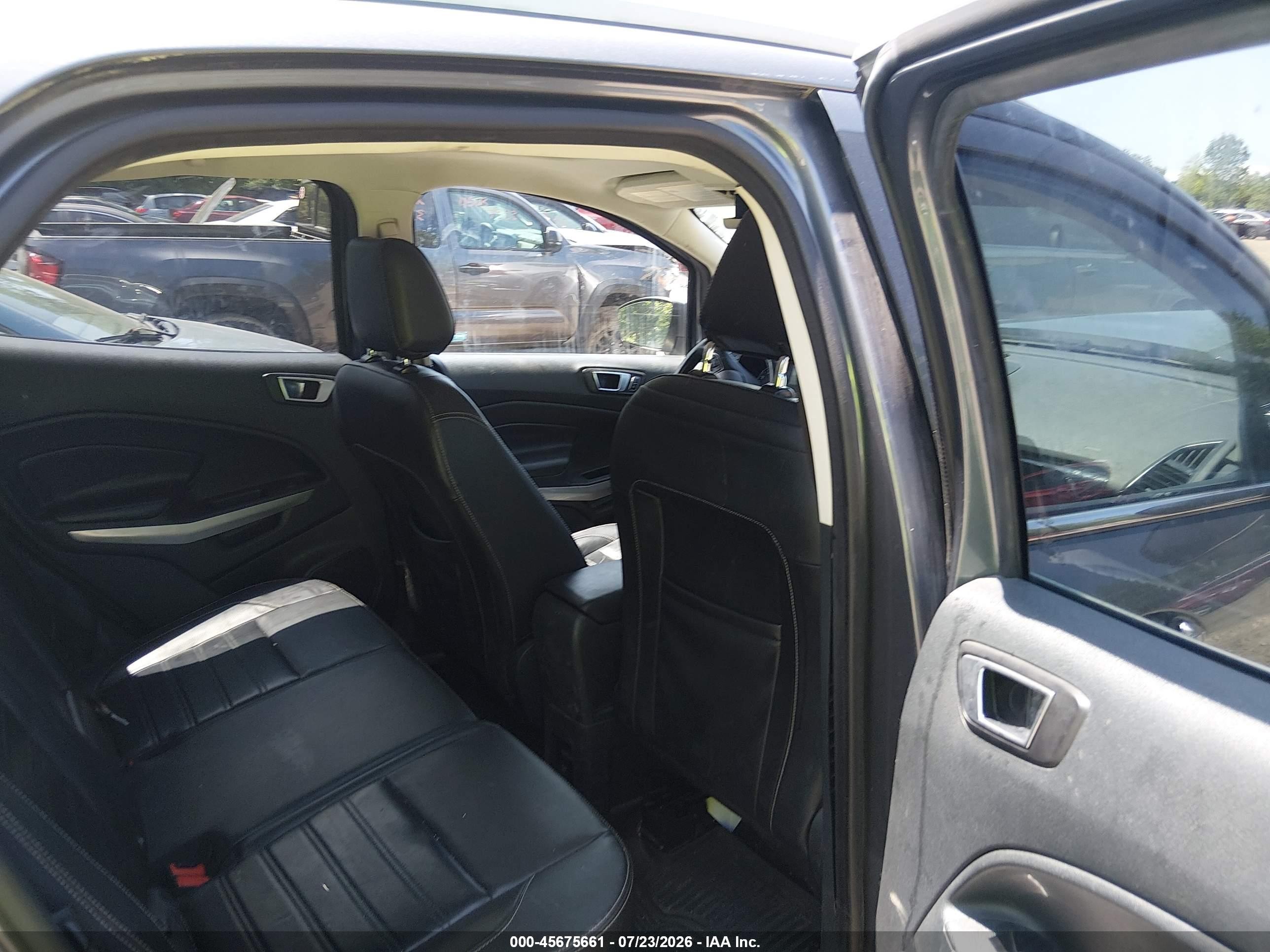 2018 Ford Ecosport Titanium Gray vin: MAJ6P1WL5JC159258