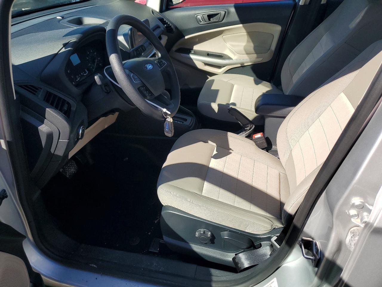 2020 Ford Ecosport S Silver vin: MAJ6S3FL0LC382594