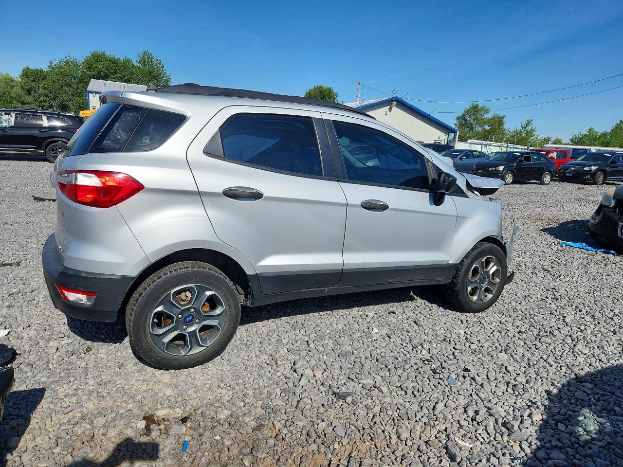 2020 Ford Ecosport S Silver vin: MAJ6S3FL2LC370074