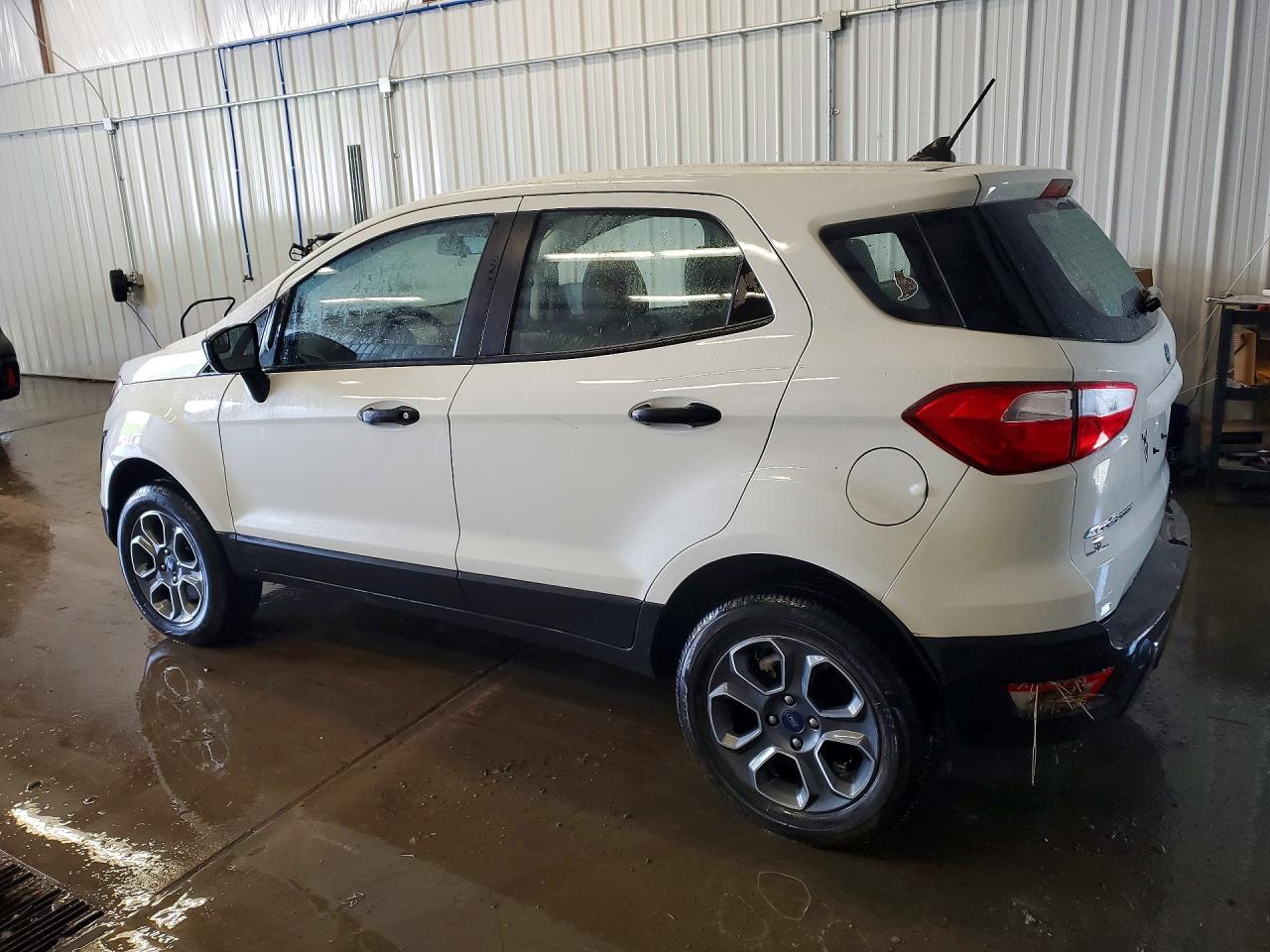 2022 Ford Ecosport S White vin: MAJ6S3FL3NC475855