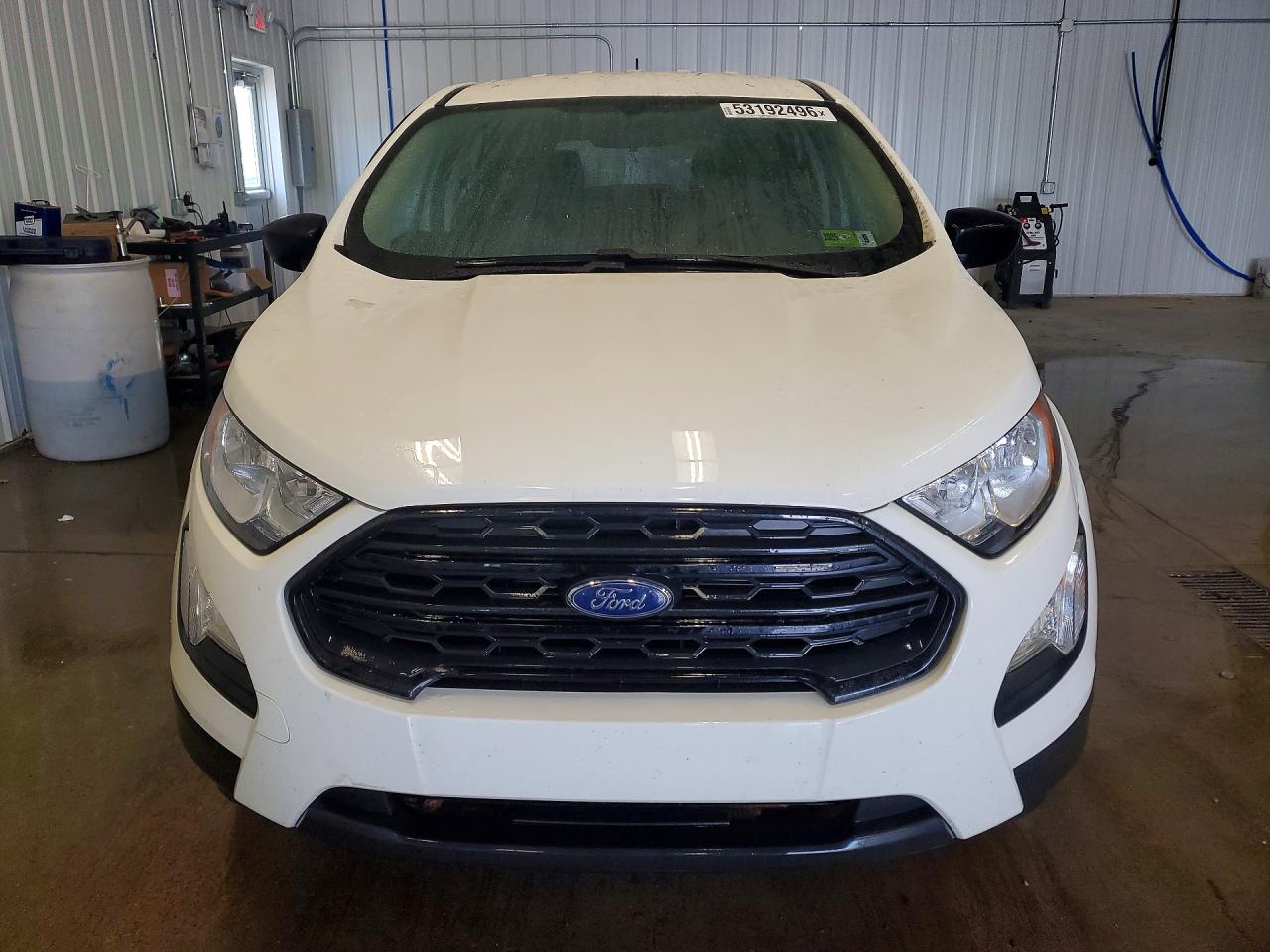 2022 Ford Ecosport S White vin: MAJ6S3FL3NC475855