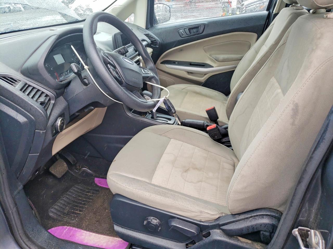 2021 Ford Ecosport S Gray vin: MAJ6S3FL4MC409636