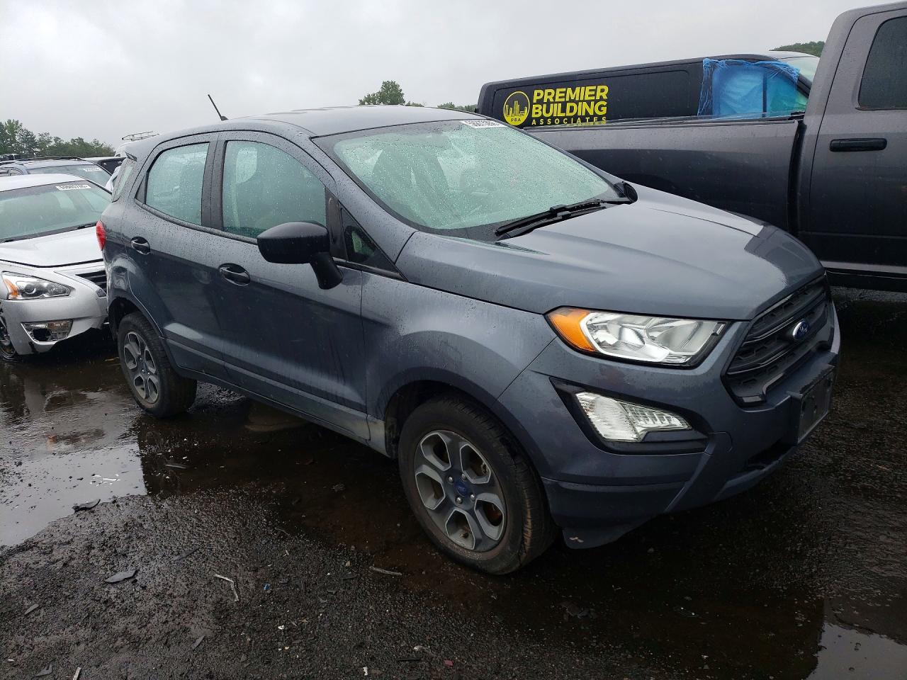 2021 Ford Ecosport S Gray vin: MAJ6S3FL4MC409636
