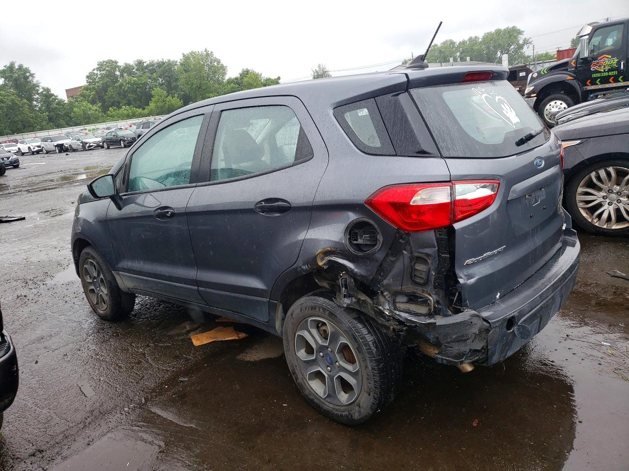2021 Ford Ecosport S Gray vin: MAJ6S3FL4MC409636