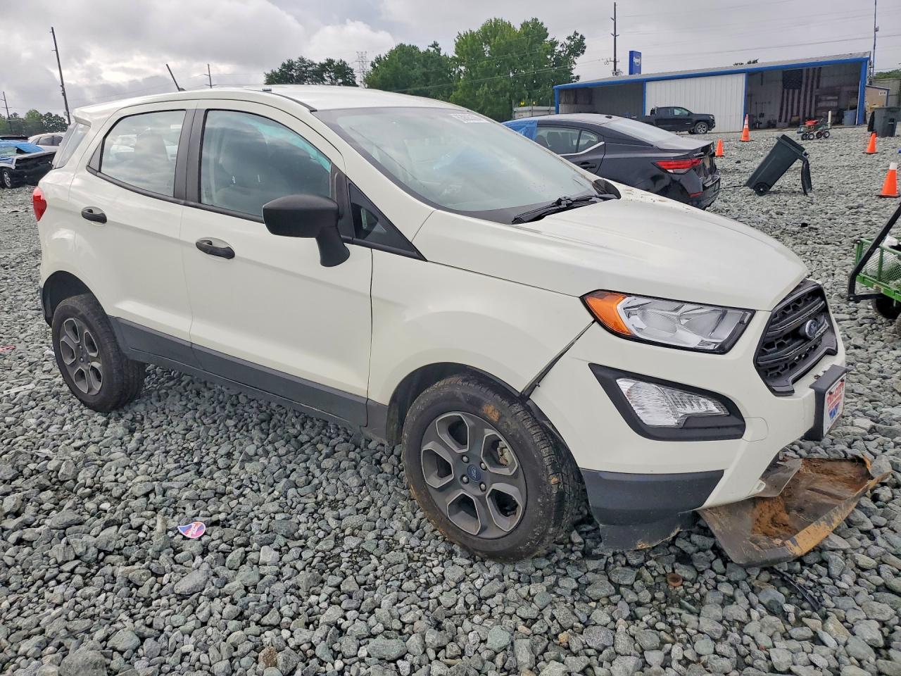 2022 Ford Ecosport S White vin: MAJ6S3FL4NC457266