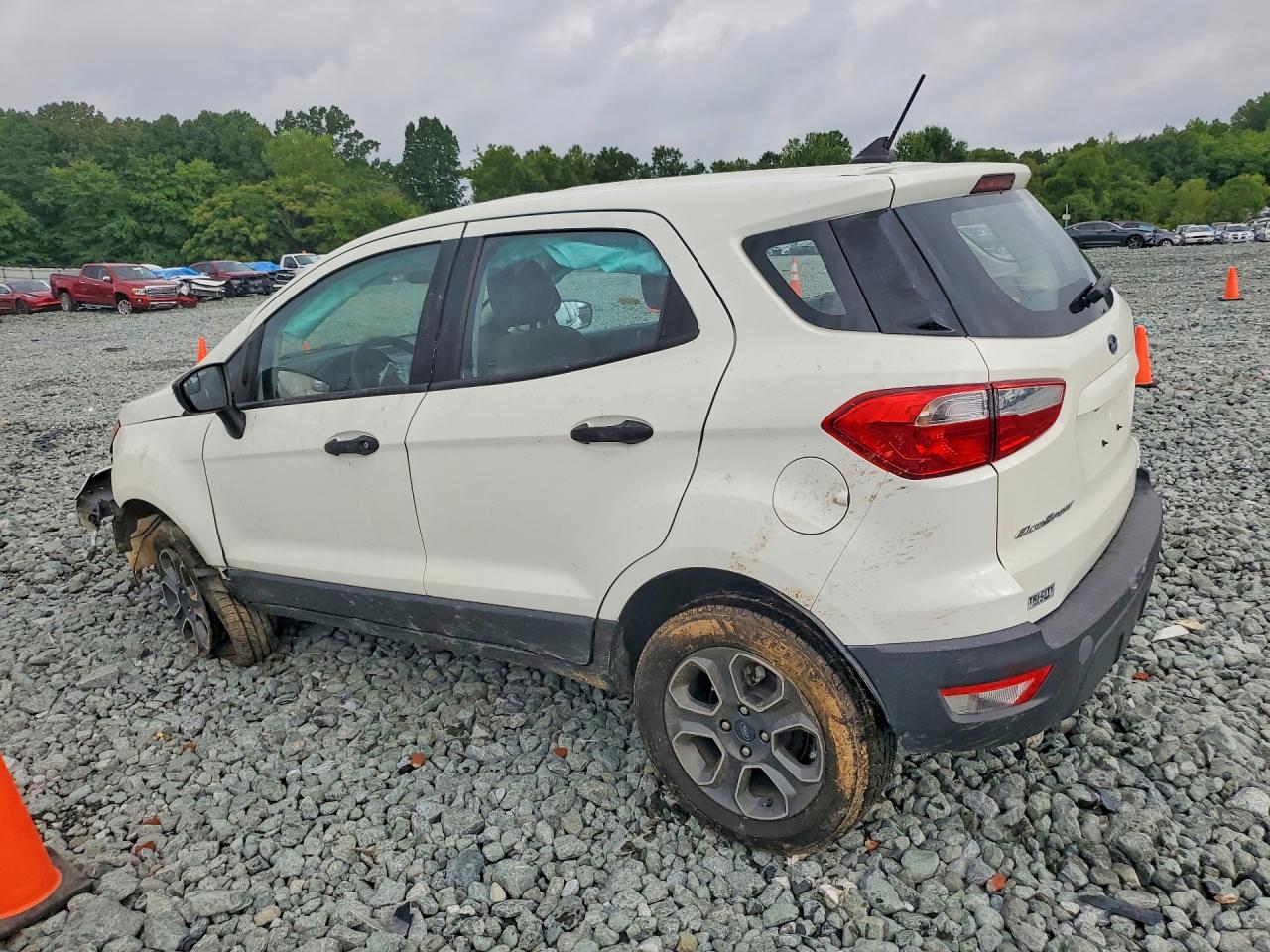2022 Ford Ecosport S White vin: MAJ6S3FL4NC457266