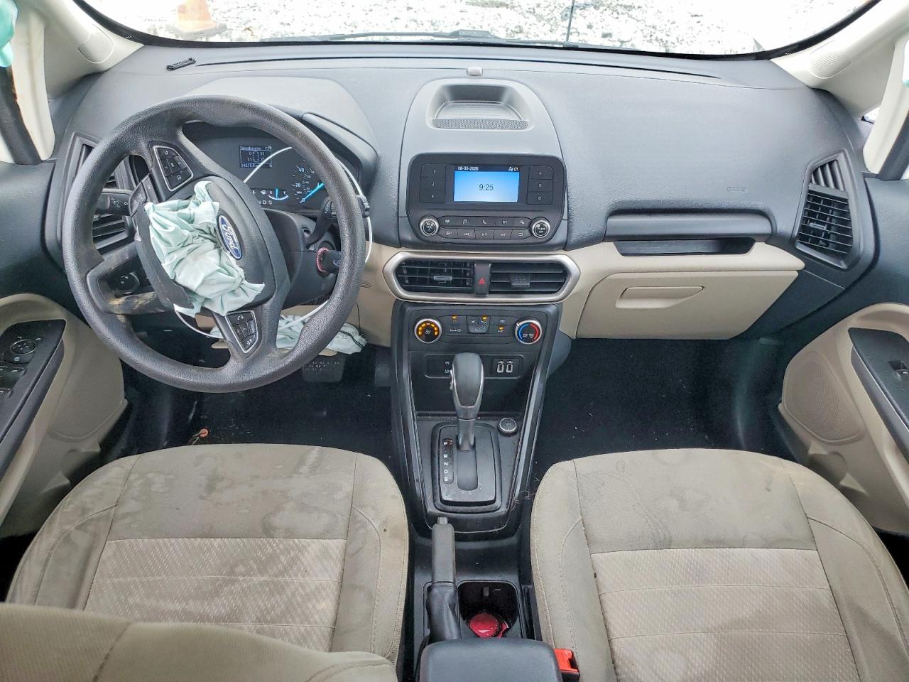 2022 Ford Ecosport S White vin: MAJ6S3FL4NC457266
