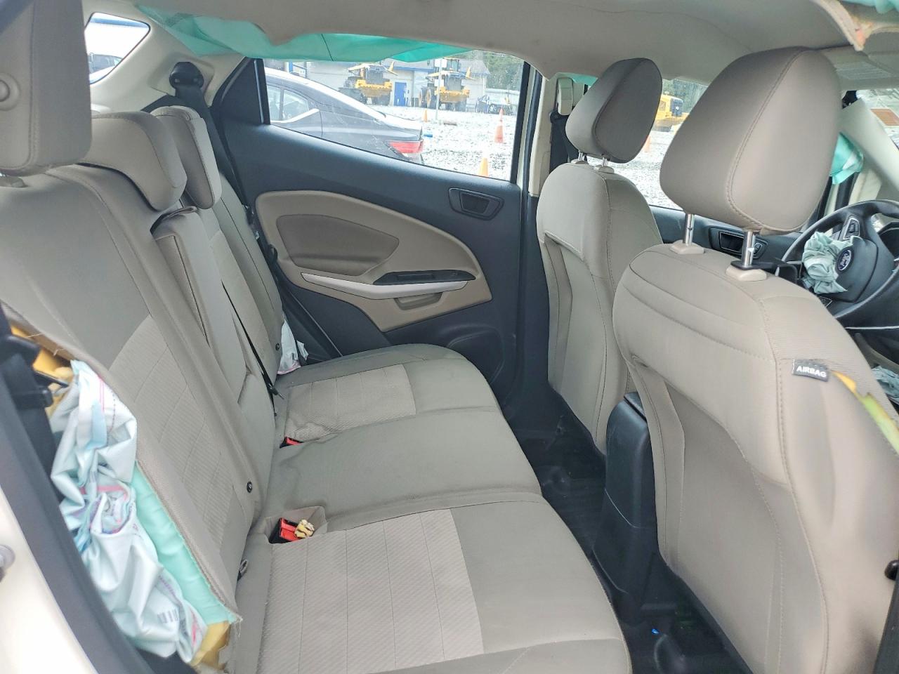 2022 Ford Ecosport S White vin: MAJ6S3FL4NC457266