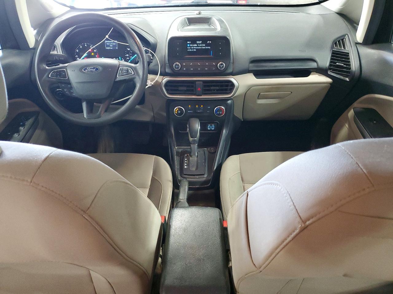 2020 Ford Ecosport S Black vin: MAJ6S3FL6LC383278