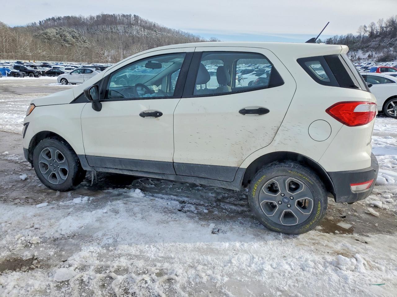 2020 Ford Ecosport S White vin: MAJ6S3FL8LC383590