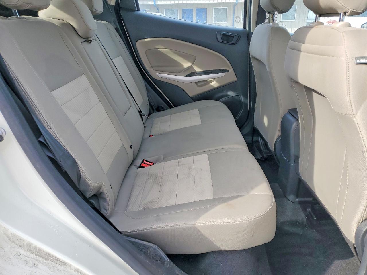 2020 Ford Ecosport S White vin: MAJ6S3FL8LC383590