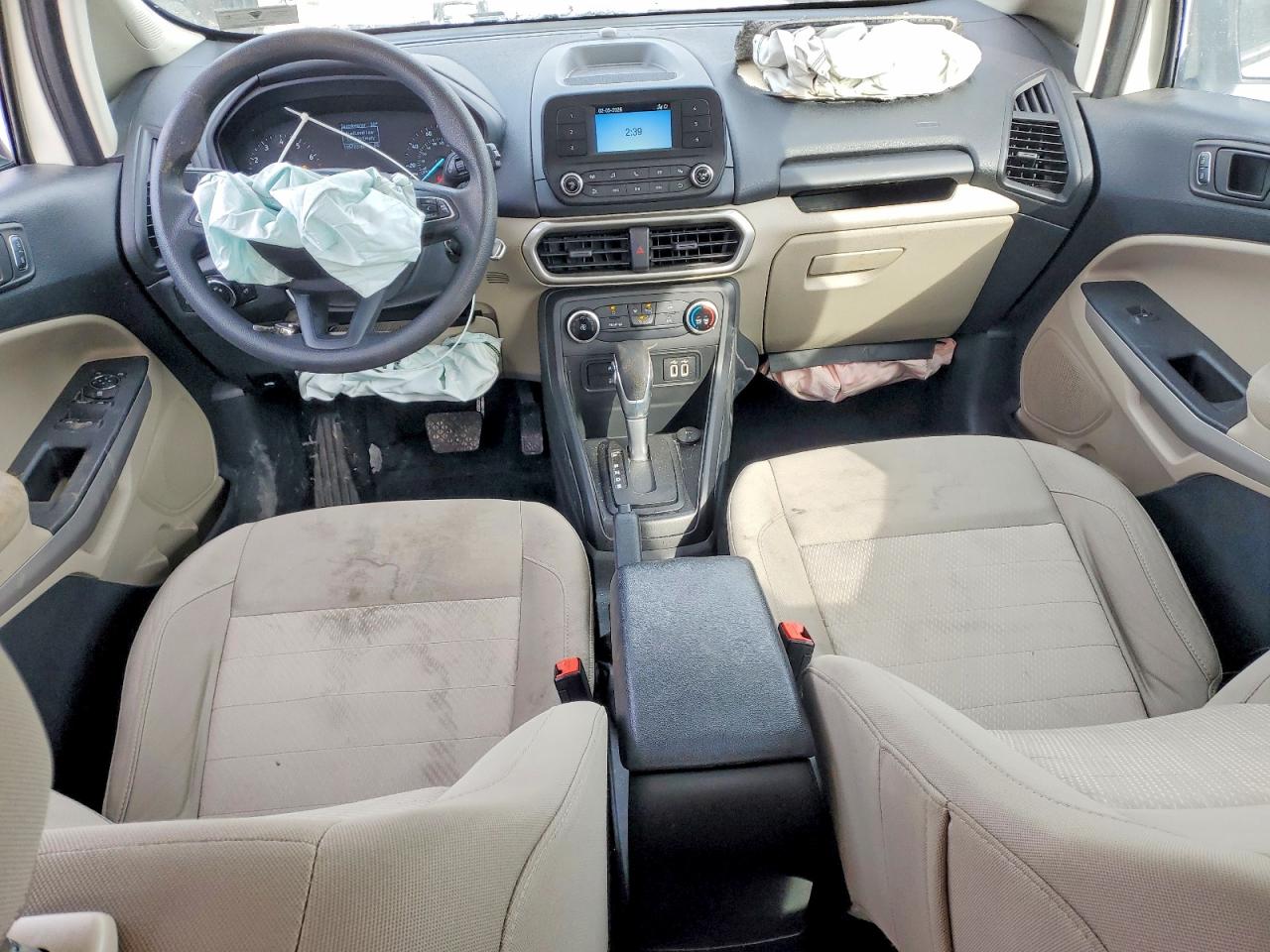 2020 Ford Ecosport S White vin: MAJ6S3FL8LC383590