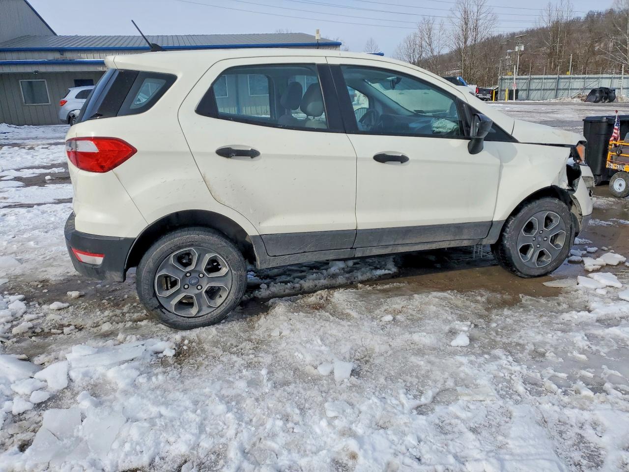 2020 Ford Ecosport S White vin: MAJ6S3FL8LC383590