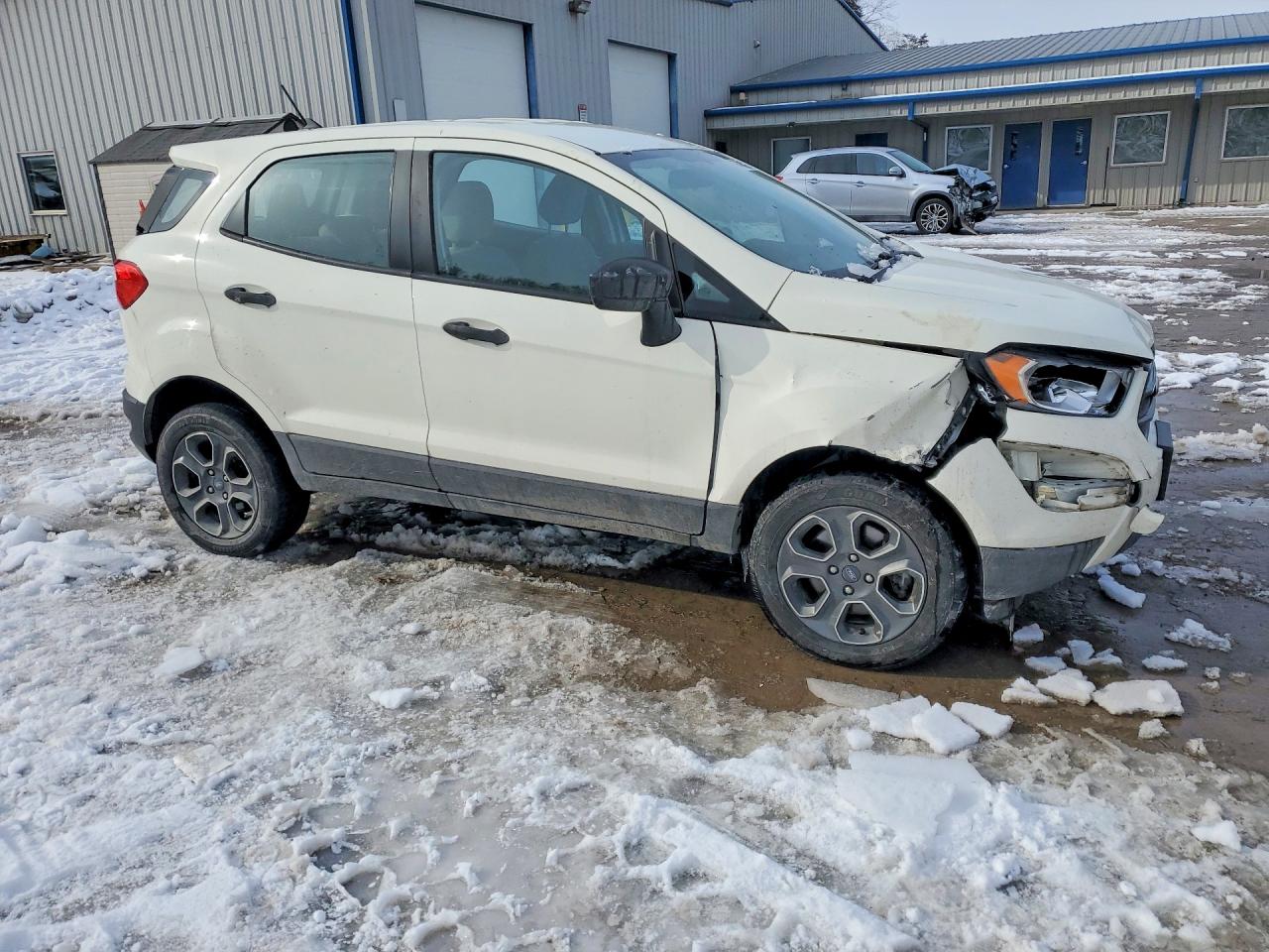 2020 Ford Ecosport S White vin: MAJ6S3FL8LC383590