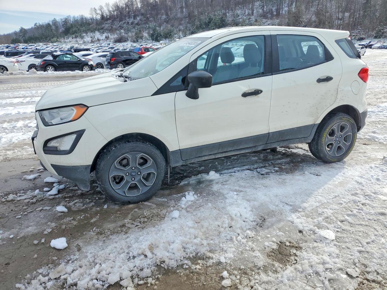 2020 Ford Ecosport S White vin: MAJ6S3FL8LC383590