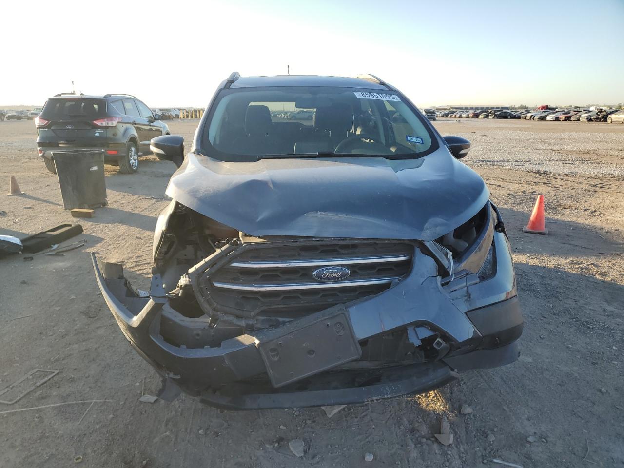 2022 Ford Ecosport Se Gray vin: MAJ6S3GL0NC473706