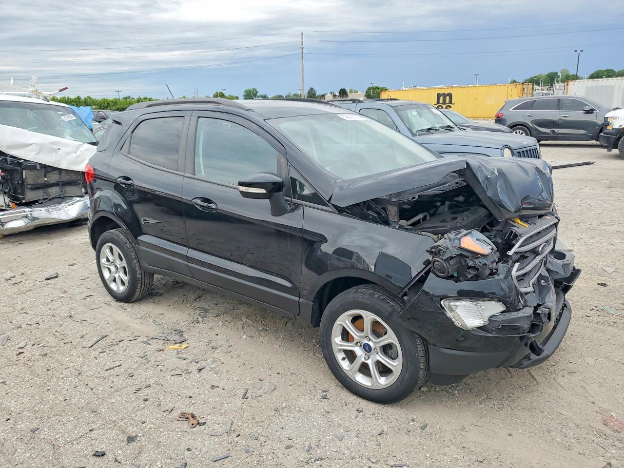 2021 Ford Ecosport Se Black vin: MAJ6S3GL1MC456105