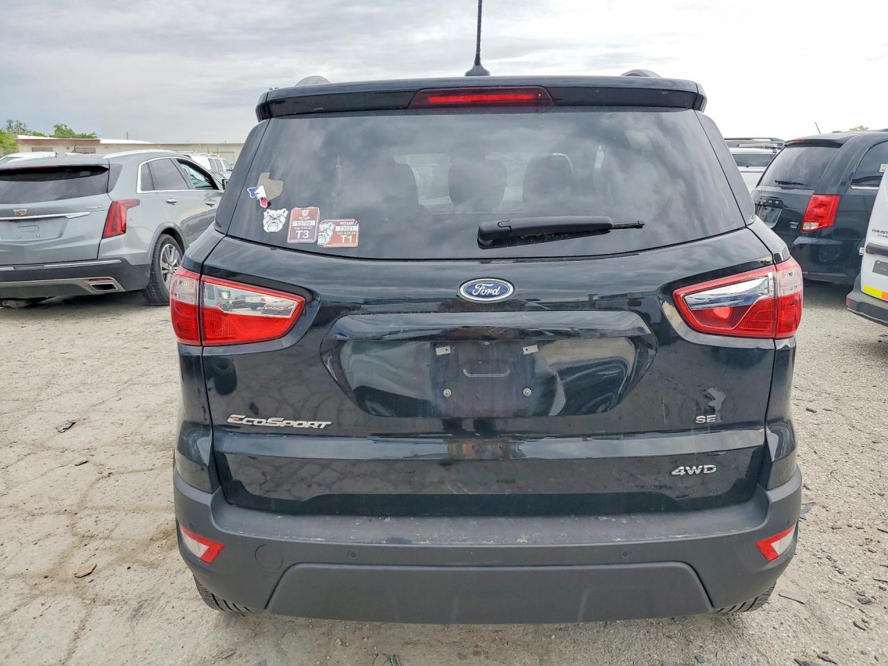 2021 Ford Ecosport Se Black vin: MAJ6S3GL1MC456105