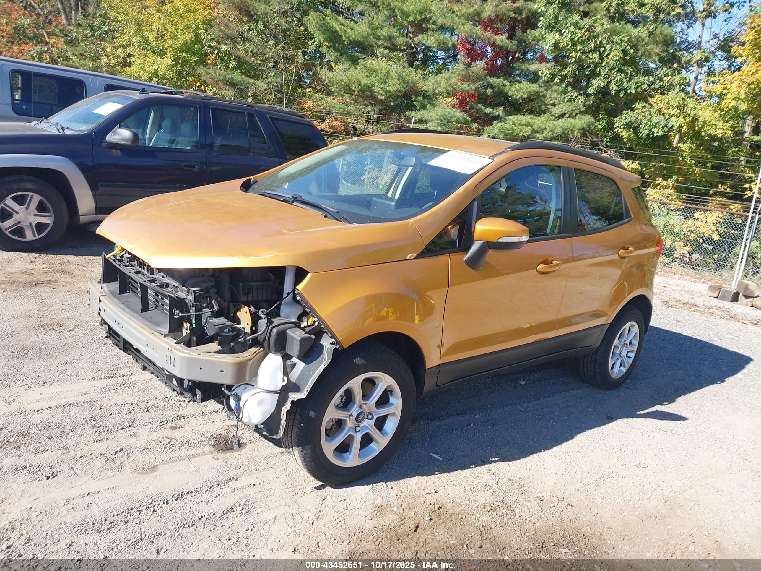 2022 Ford Ecosport Se Green vin: MAJ6S3GL1NC466635
