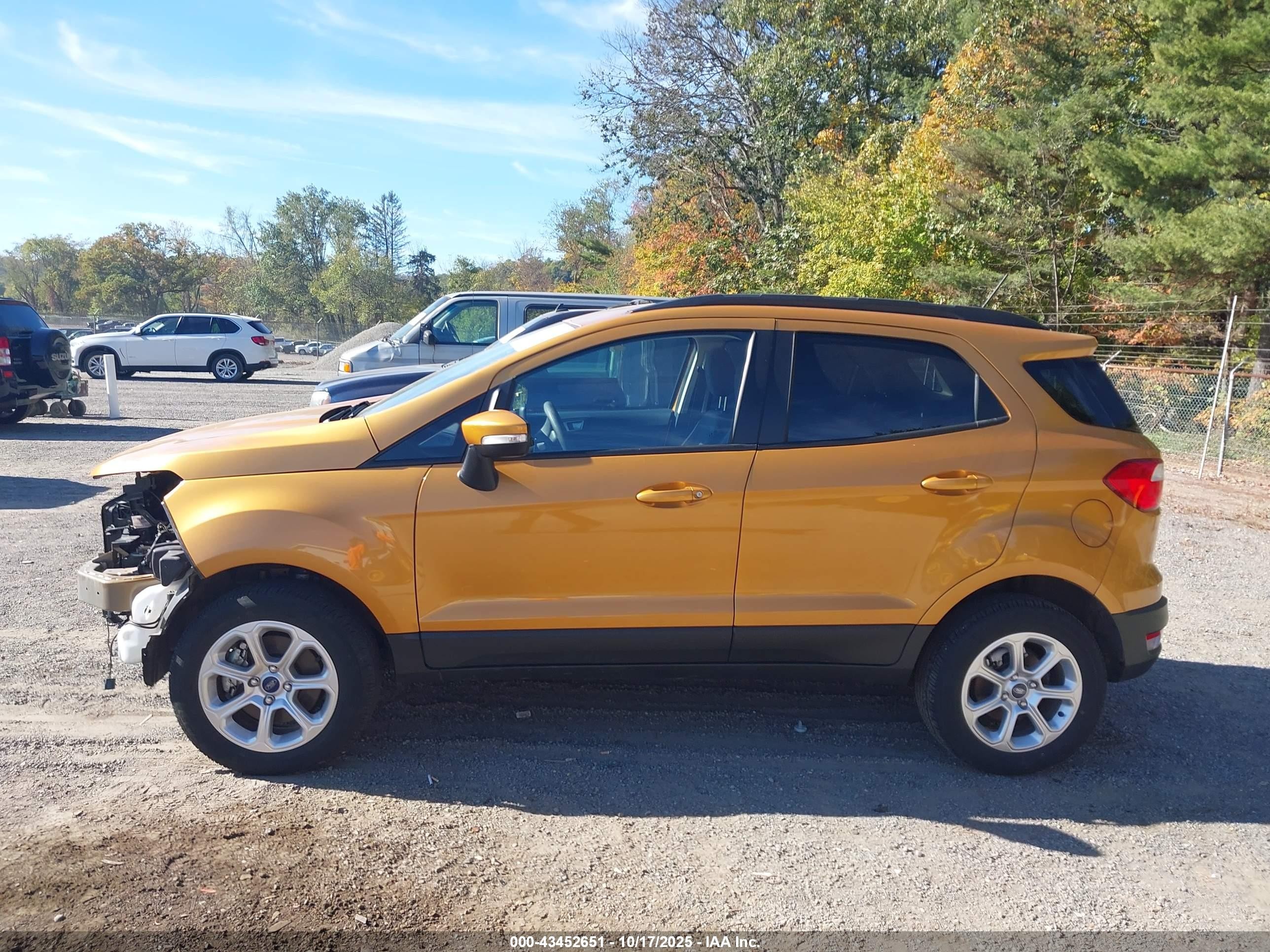 2022 Ford Ecosport Se Green vin: MAJ6S3GL1NC466635