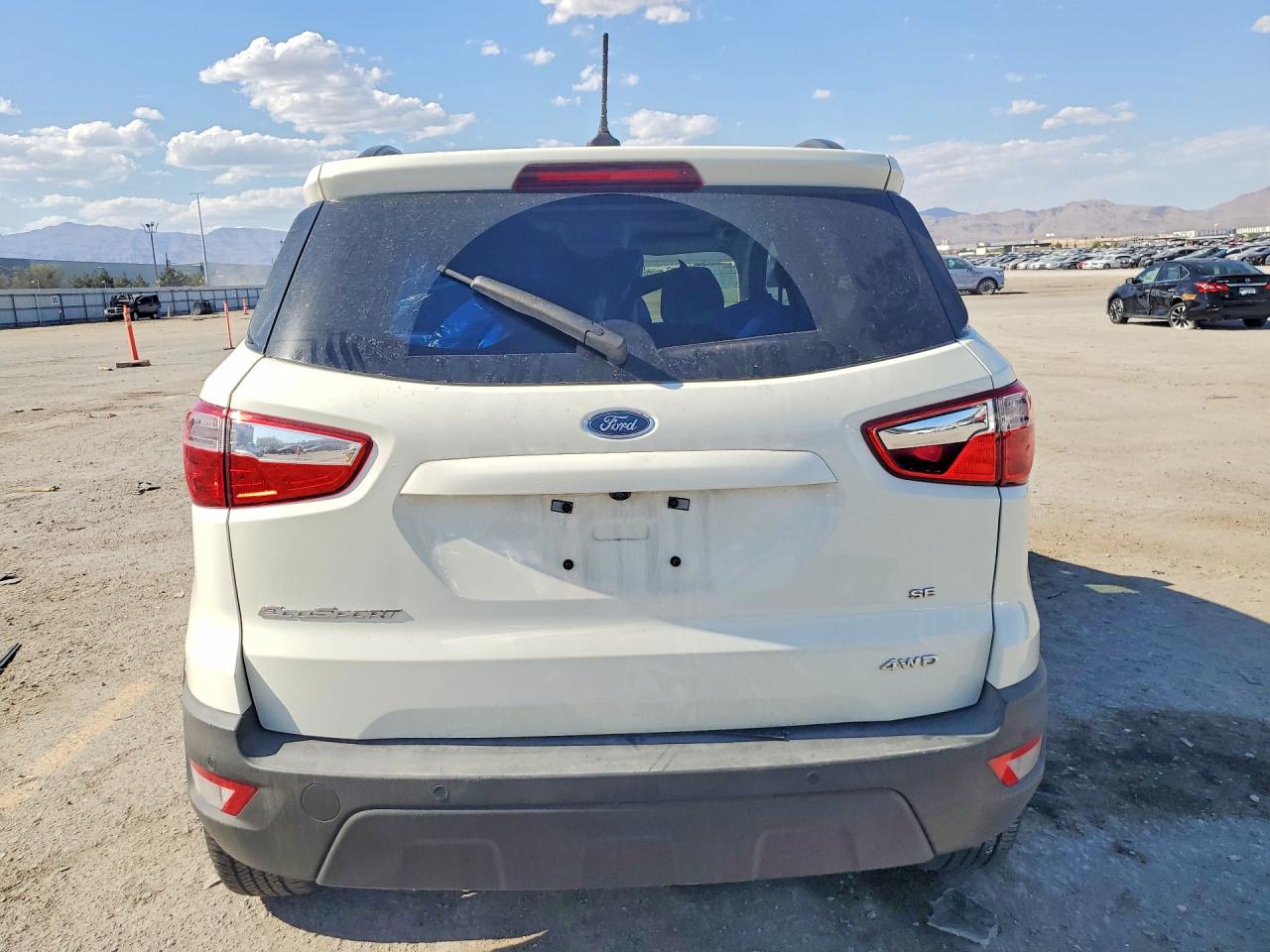 2021 Ford Ecosport Se White vin: MAJ6S3GL3MC410131
