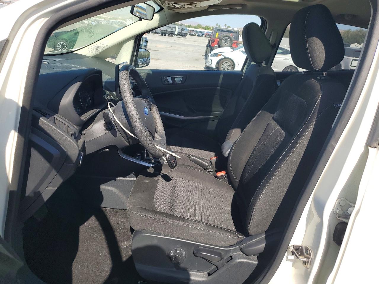 2021 Ford Ecosport Se White vin: MAJ6S3GL3MC410131