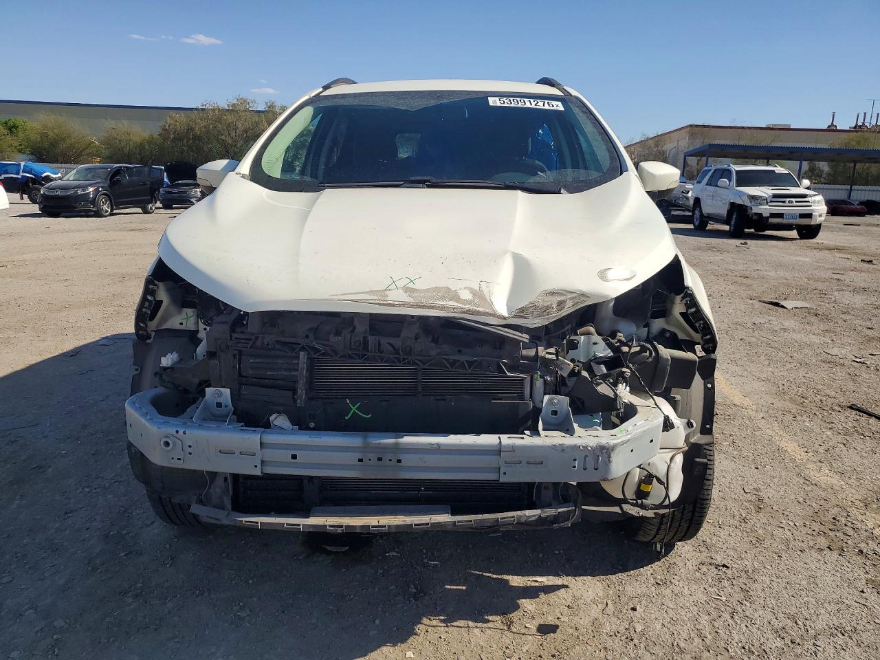2021 Ford Ecosport Se White vin: MAJ6S3GL3MC410131