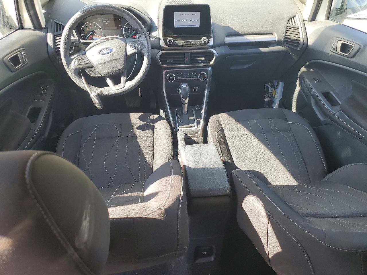 2021 Ford Ecosport Se White vin: MAJ6S3GL3MC410131