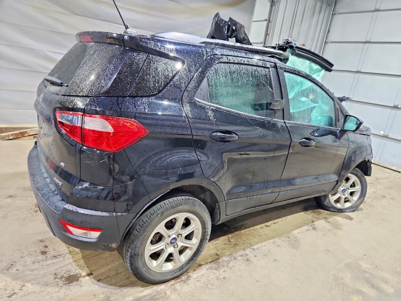2022 Ford Ecosport Se Black vin: MAJ6S3GL4NC462675