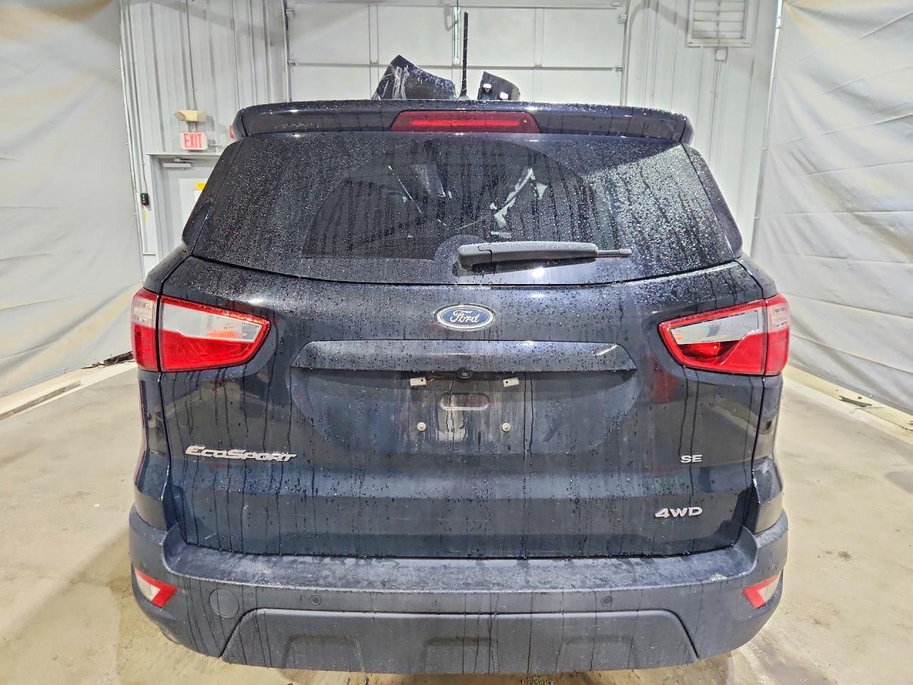 2022 Ford Ecosport Se Black vin: MAJ6S3GL4NC462675
