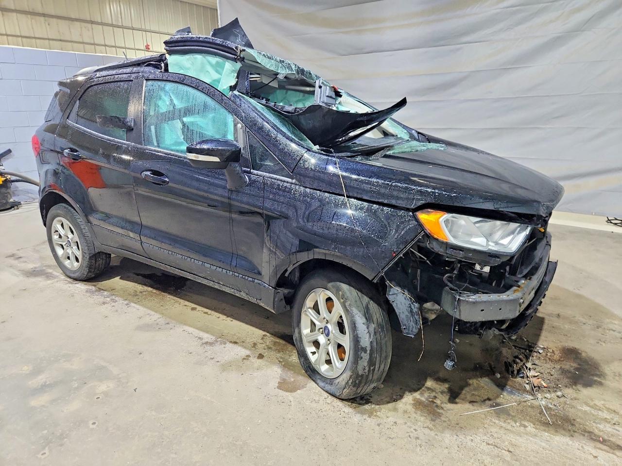 2022 Ford Ecosport Se Black vin: MAJ6S3GL4NC462675