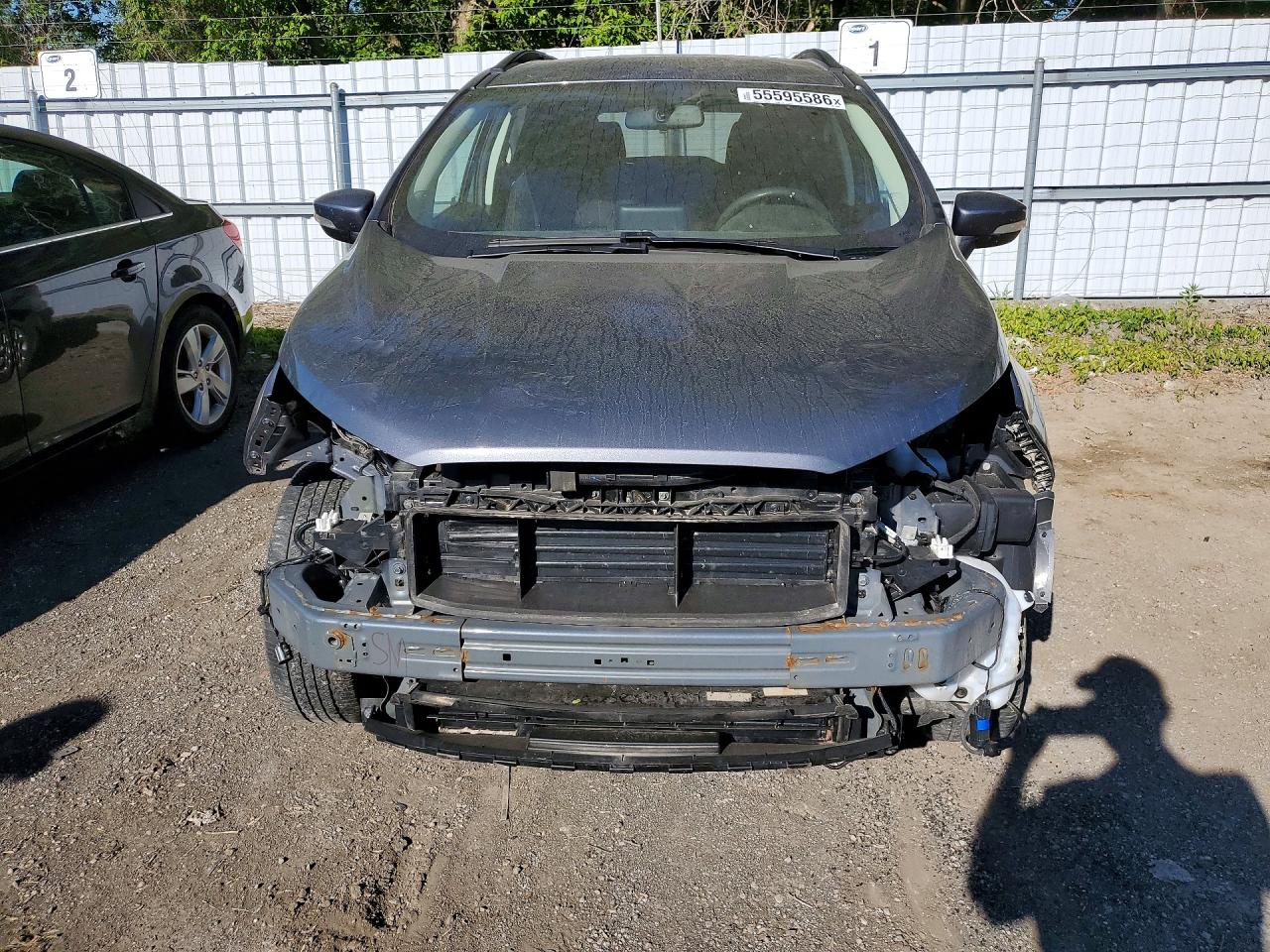 2022 Ford Ecosport Se Серый vin: MAJ6S3GL4NC473305