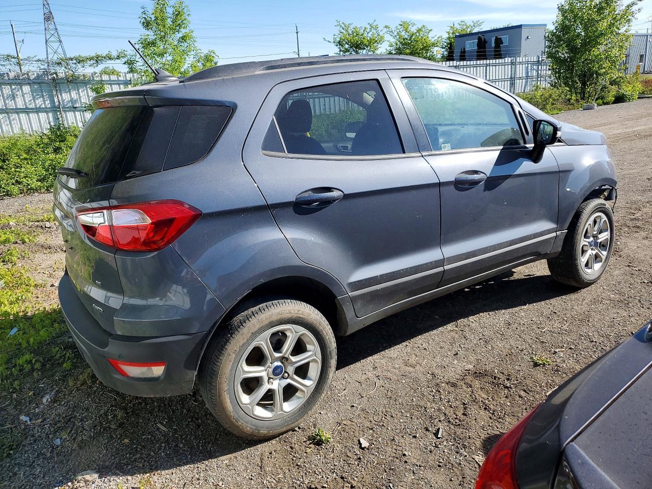 2022 Ford Ecosport Se Серый vin: MAJ6S3GL4NC473305
