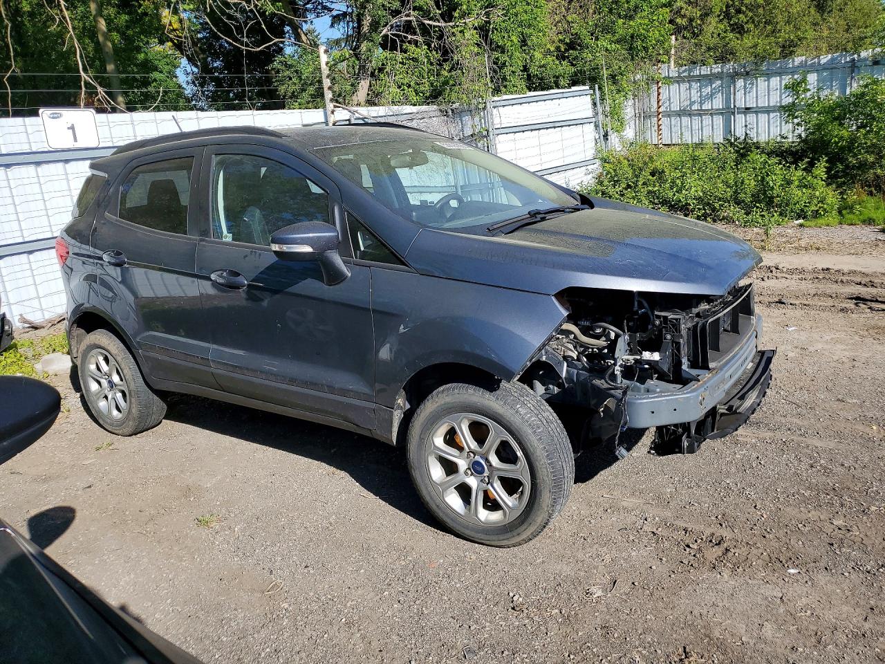 2022 Ford Ecosport Se Серый vin: MAJ6S3GL4NC473305