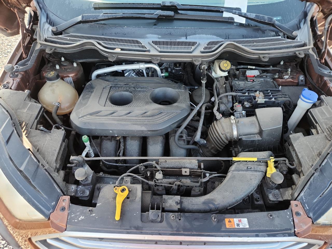 2019 Ford Ecosport Se Brown vin: MAJ6S3GL6KC270640