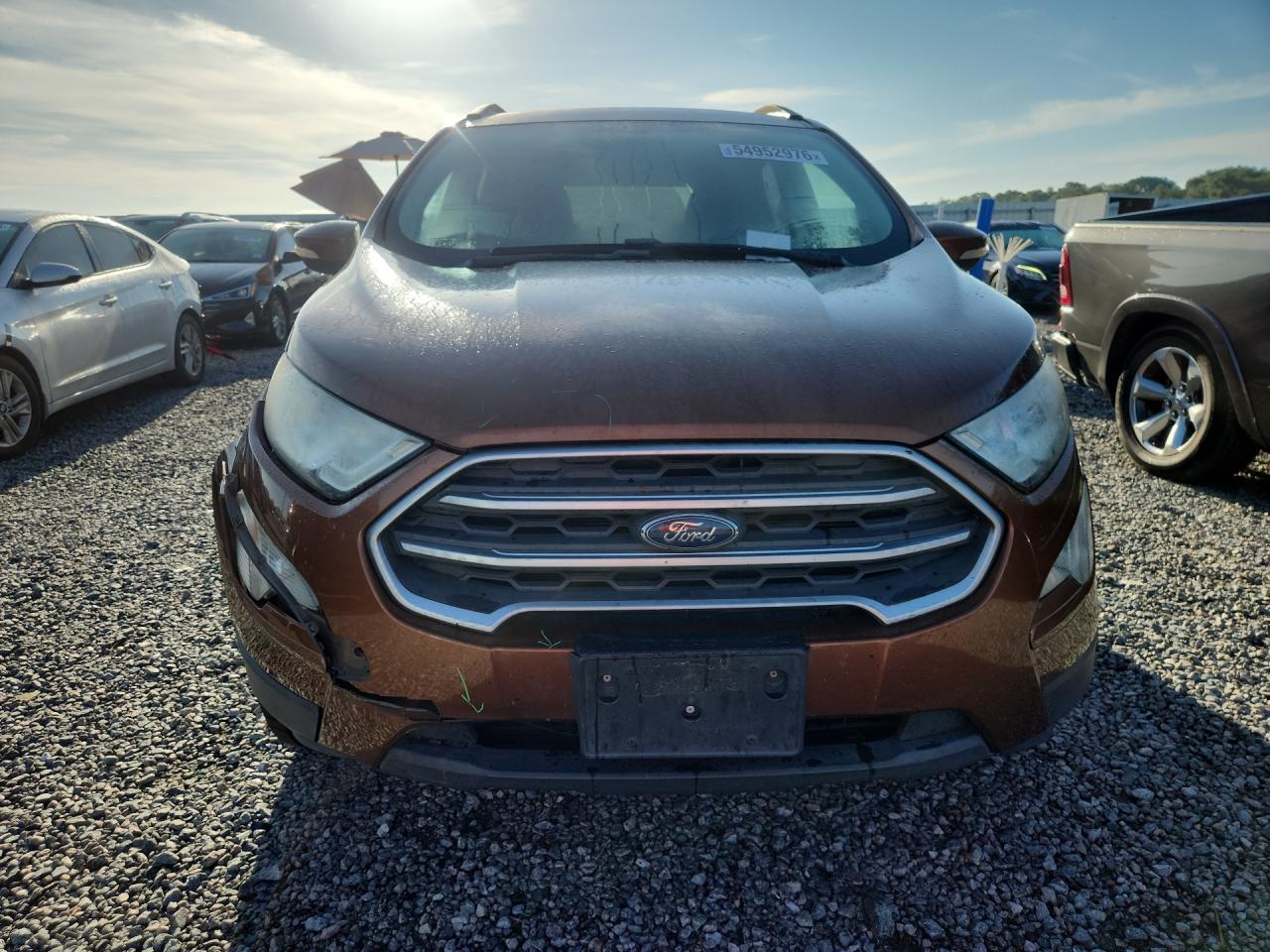 2019 Ford Ecosport Se Brown vin: MAJ6S3GL6KC270640