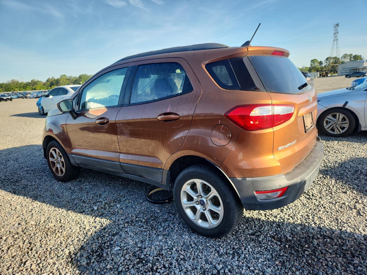 2019 Ford Ecosport Se Brown vin: MAJ6S3GL6KC270640
