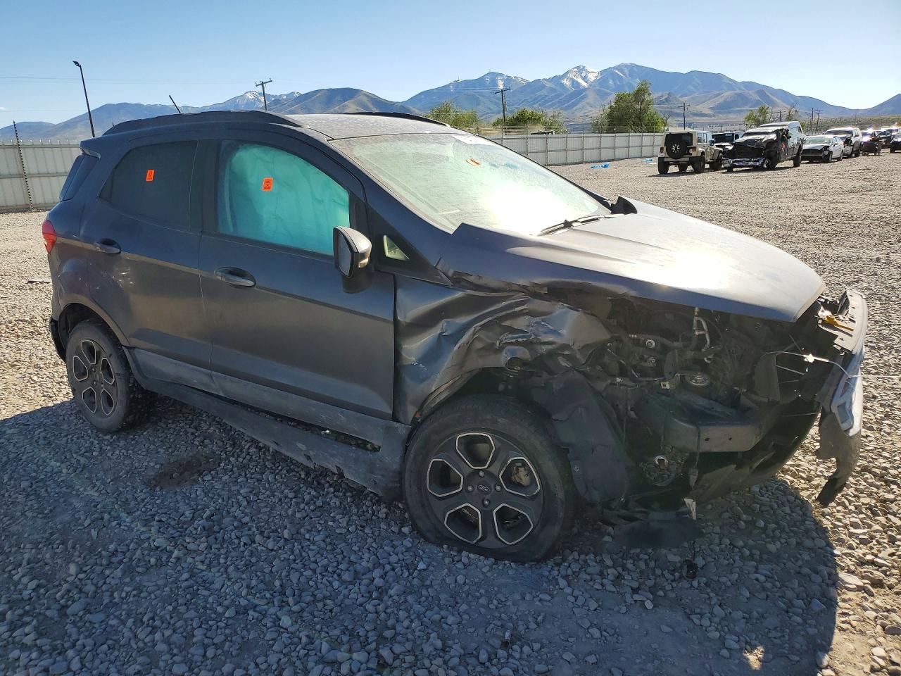 2020 Ford Ecosport Se Gray vin: MAJ6S3GL6LC321281