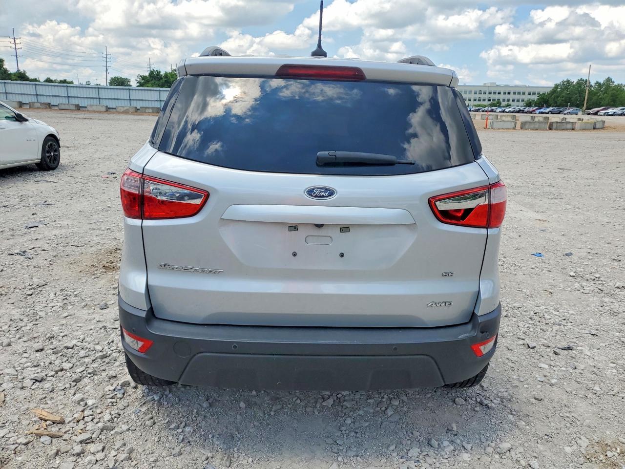 2019 Ford Ecosport Se Gray vin: MAJ6S3GL7KC307386