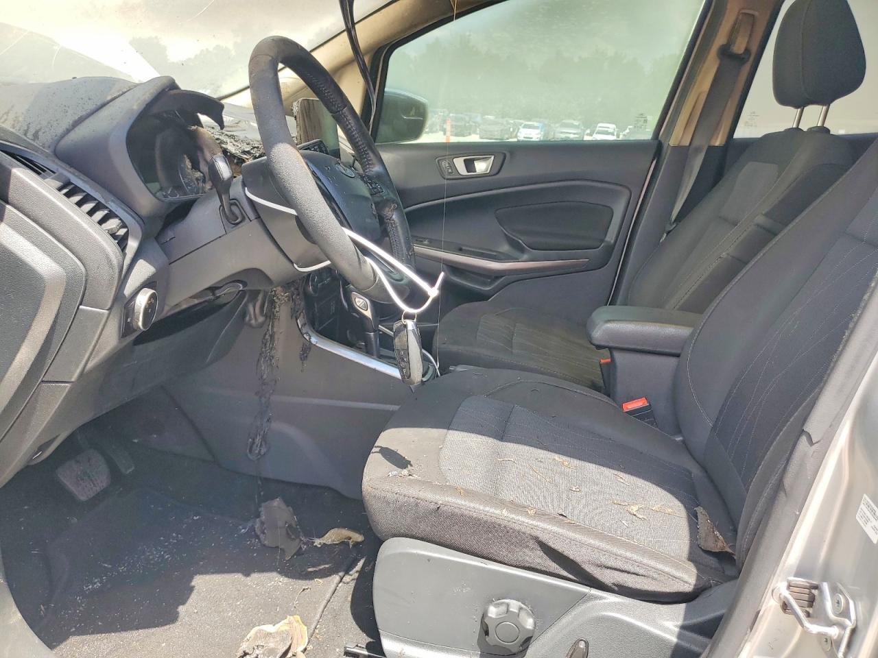 2019 Ford Ecosport Se Gray vin: MAJ6S3GL7KC307386